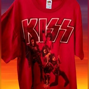 📣Vintage 🤩 KISS Y2K 04 Rock 🤟 The Nation 🇺🇸 Concert 🎶 Tour ❤️Tshirt ♂️XL♀️